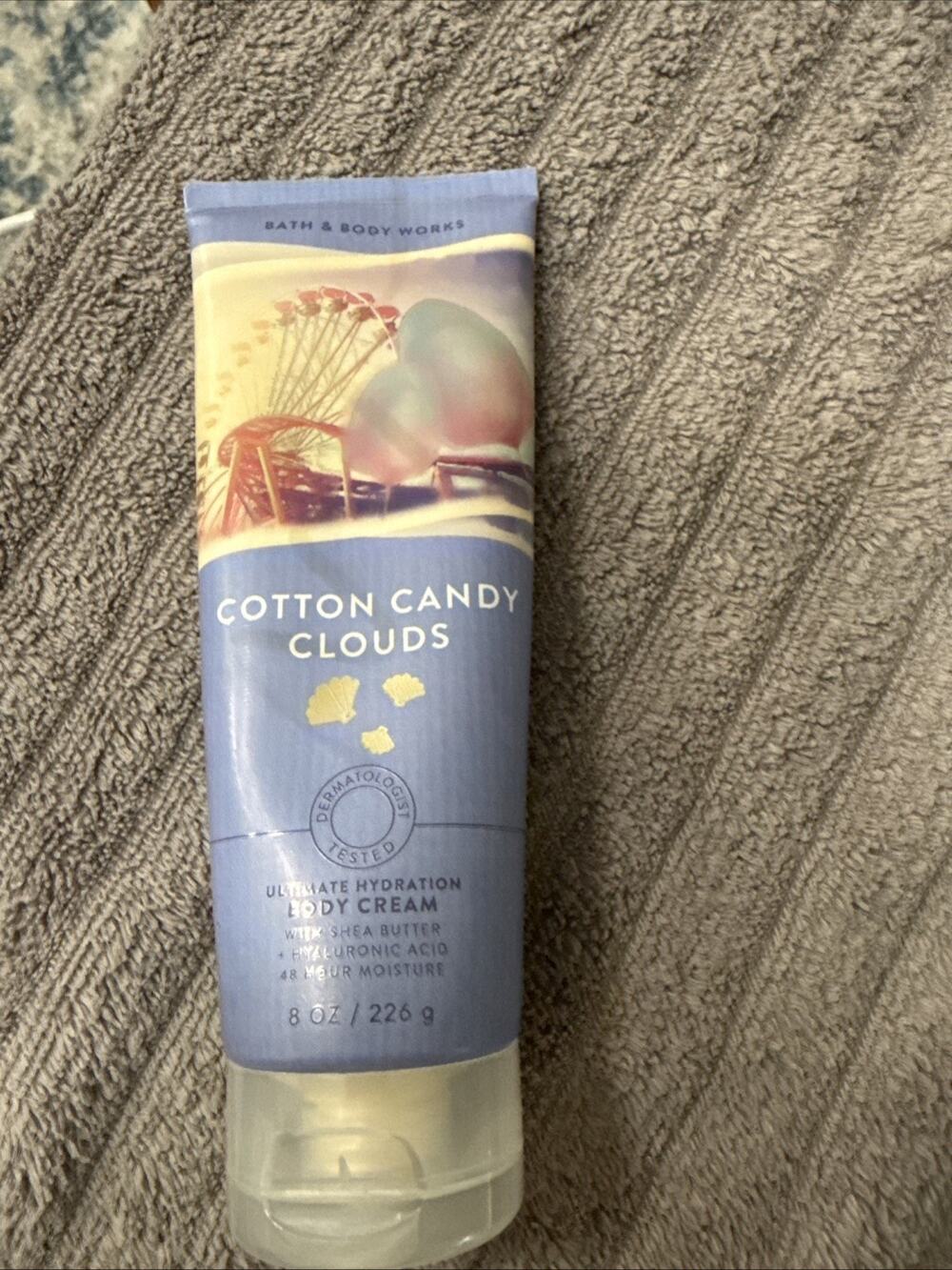 Bath & Body Works Cotton Candy Clouds Ultimate Hydration Body Cream 8oz